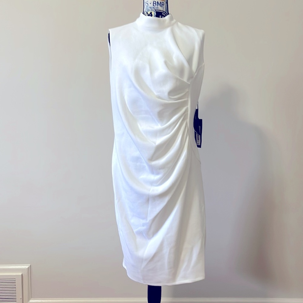 White A-Line 👗 dress size XL!